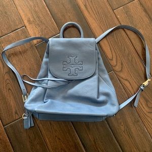 Tory Burch blue Thea backpack